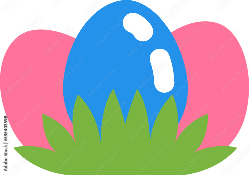 Three easter eggs, illustration, vector on a white background. Three easter eggs, illustration, vector on a white background.