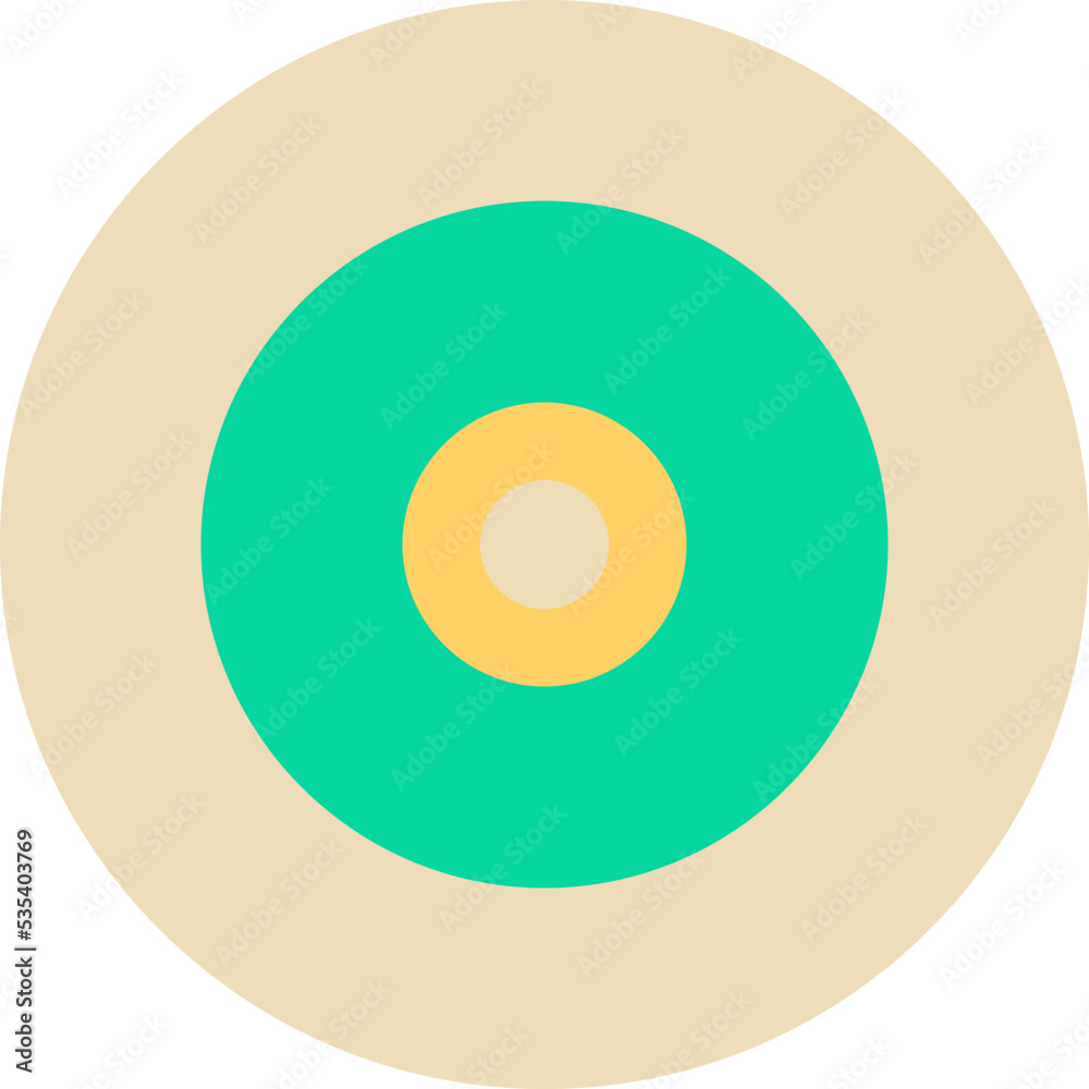 Electronic green cd, illustration, vector on a white background. Electronic green cd, illustration, vector on a white background.