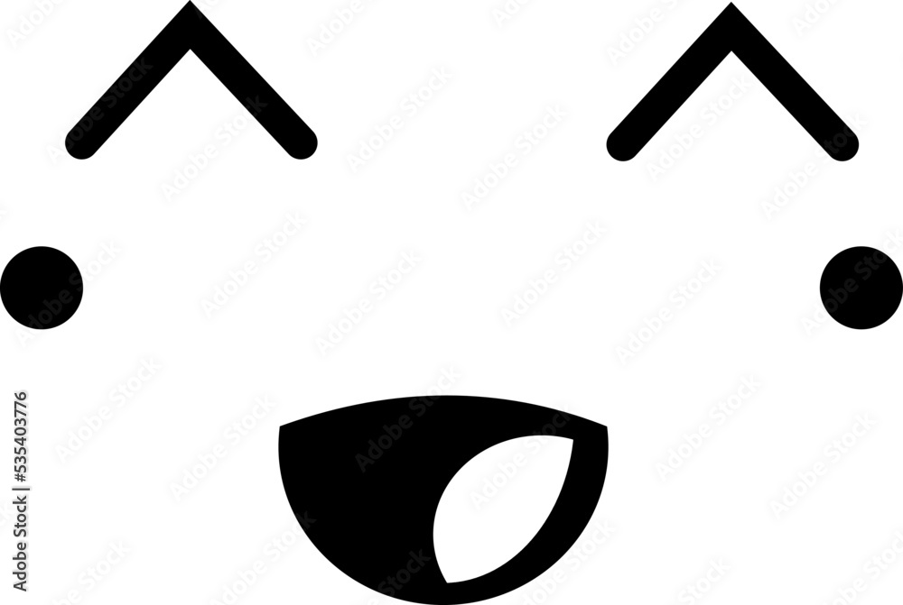Laughing emoji, illustration, vector on a white background. Laughing emoji, illustration, vector on a white background.
