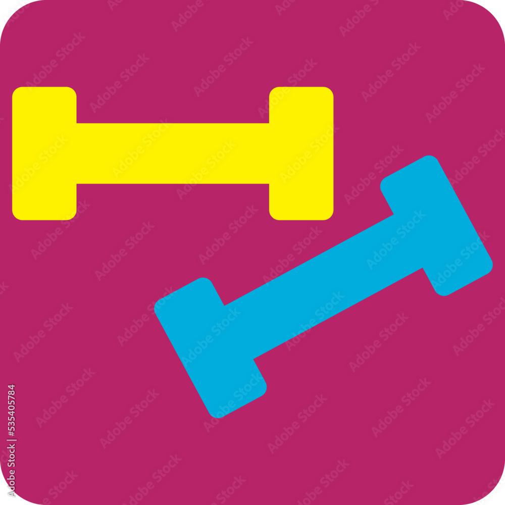 Workout routine, illustration, vector on a white background. Workout routine, illustration, vector on a white background.