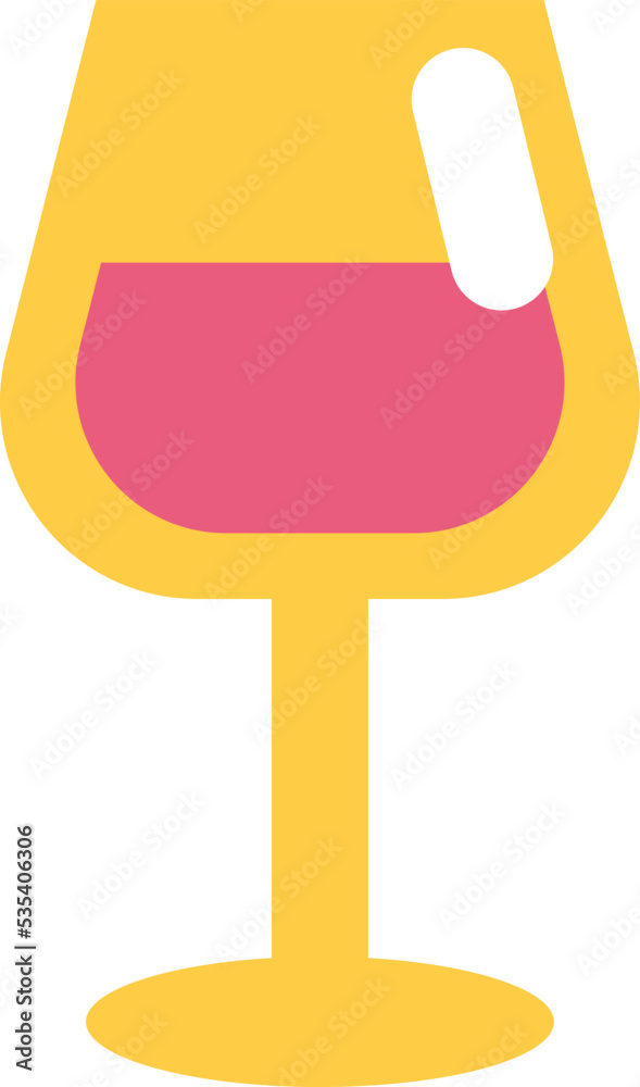 Party wine, illustration, vector on a white background. Party wine, illustration, vector on a white background.