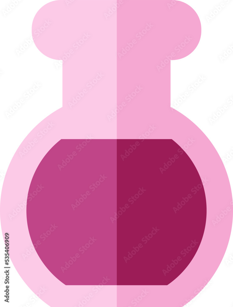 Chemistry bottle, illustration, vector on a white background. Chemistry bottle, illustration, vector on a white background.