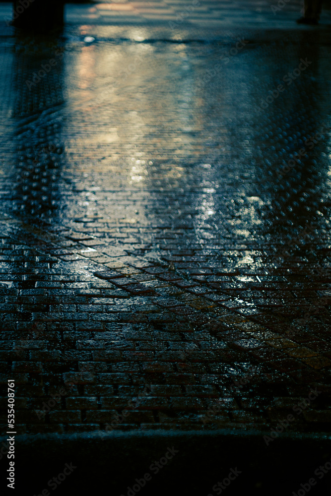 Rainy Pavement