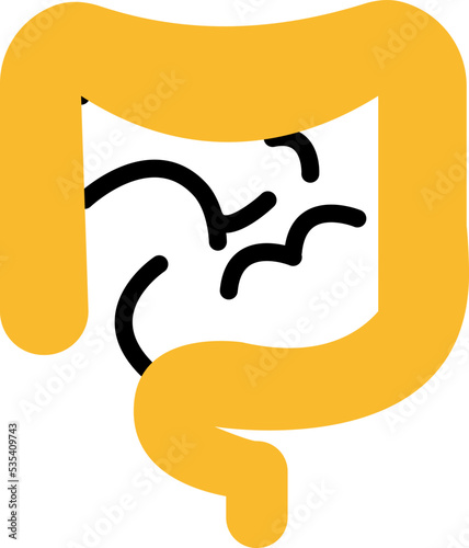 Proctology doctor, illustration, vector on a white background.