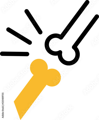 Rheumatology doctor, illustration, vector on a white background.