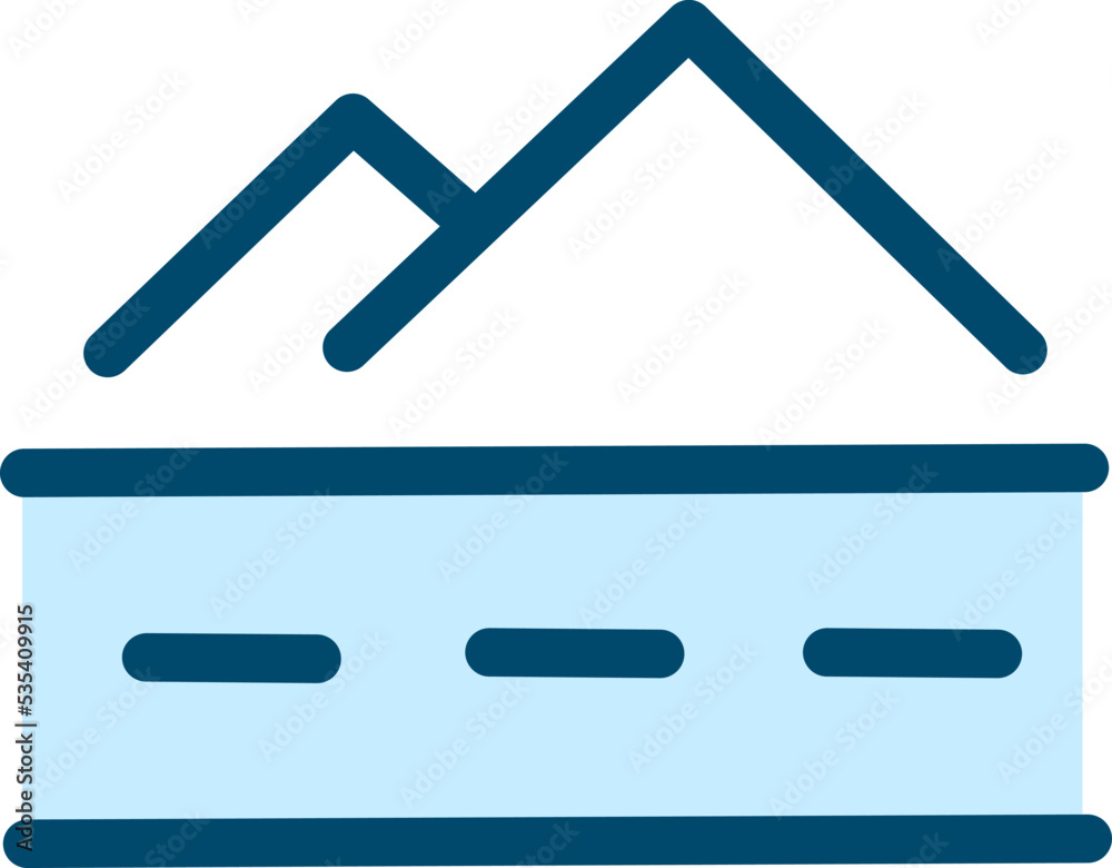 Racing track road, illustration, vector on a white background. Racing track road, illustration, vector on a white background.