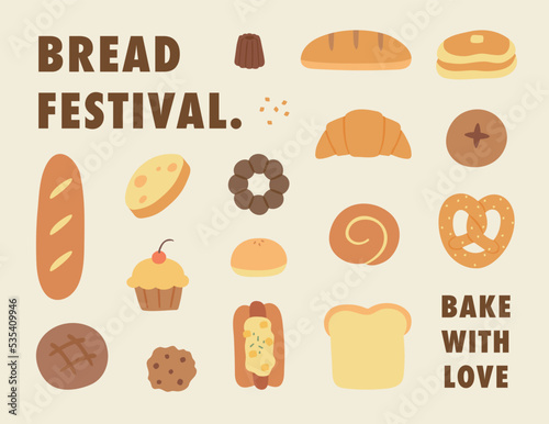A collection of various menus from the bakery. 