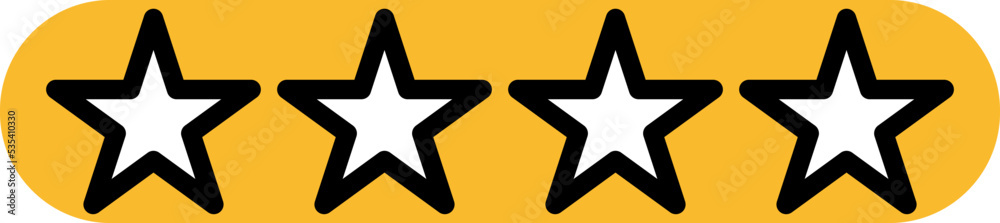 Good feedback, illustration, vector on a white background. Good feedback, illustration, vector on a white background.