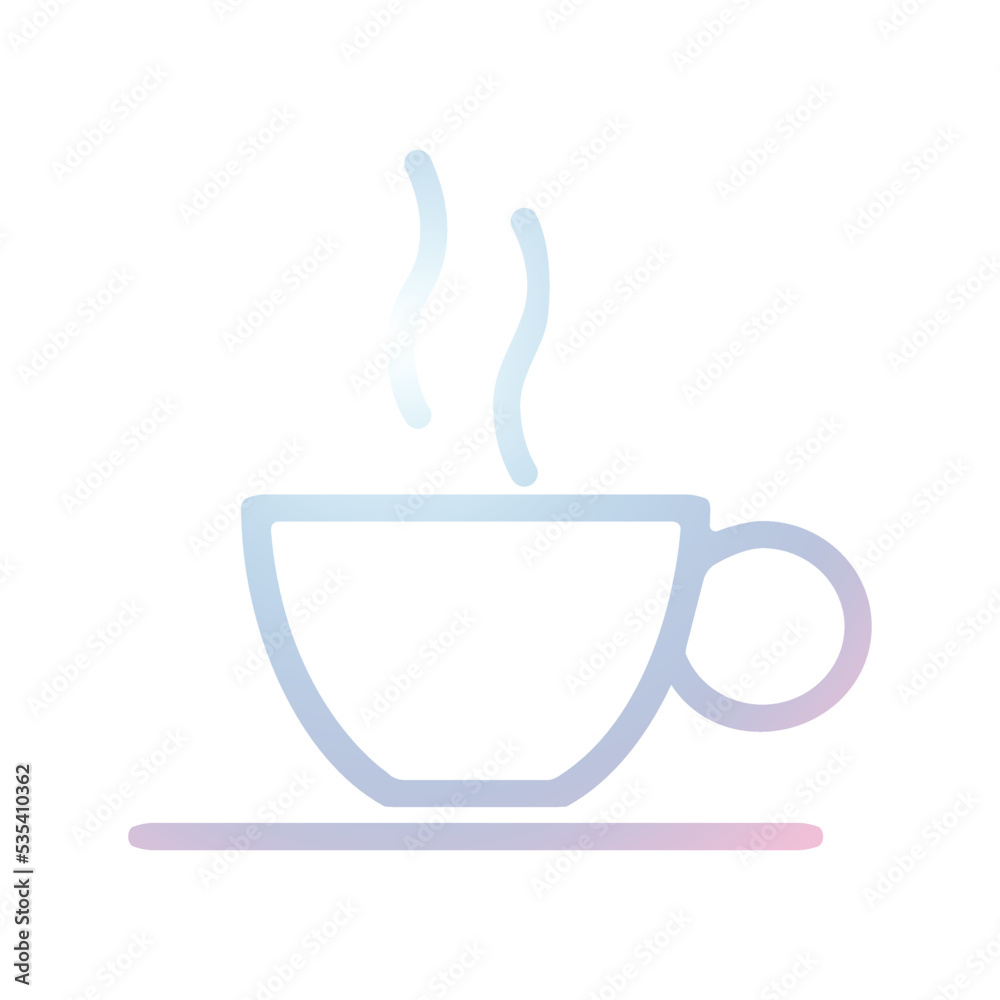 Cafe icon 3D design Cafe icon 3D design