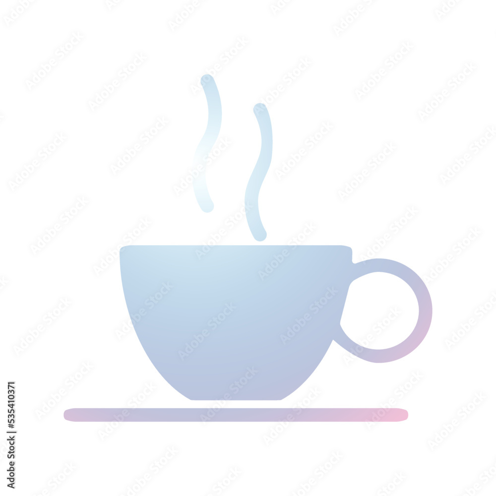 Cafe icon 3D design Cafe icon 3D design