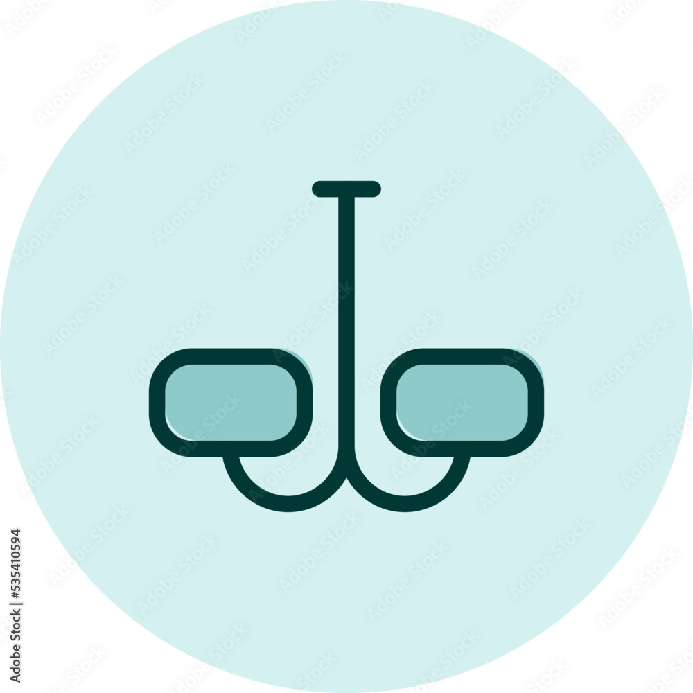 Ceiling furniture, illustration, vector on a white background. Ceiling furniture, illustration, vector on a white background.
