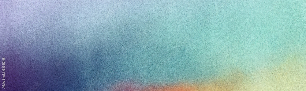 Obraz premium purple green yellow blue white abstract matte background for design. space. luxury. template. Gradient. Wide panoramic background