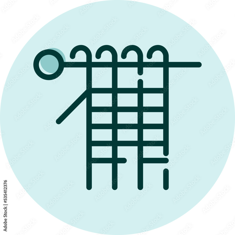 Textile knitting, illustration, vector on a white background. Textile knitting, illustration, vector on a white background.