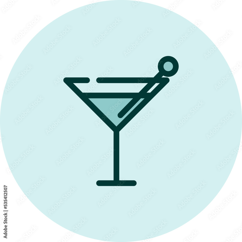 Travel coctail, illustration, vector on a white background. Travel coctail, illustration, vector on a white background.