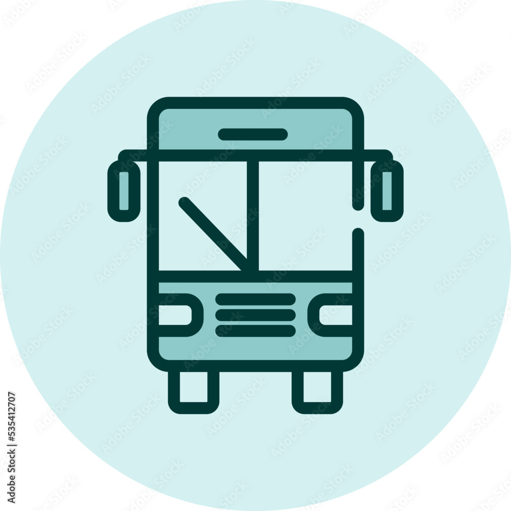 City bus, illustration, vector on a white background. City bus, illustration, vector on a white background.