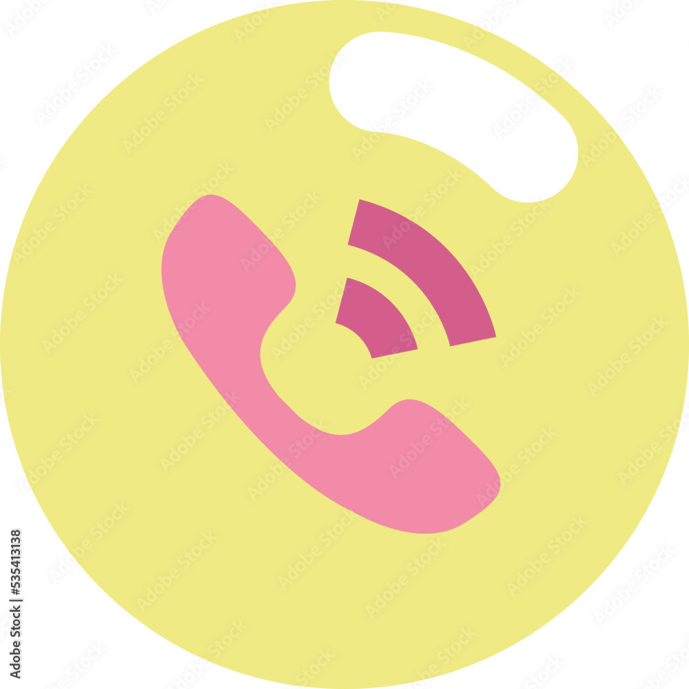 Banking call, illustration, vector on a white background. Banking call, illustration, vector on a white background.