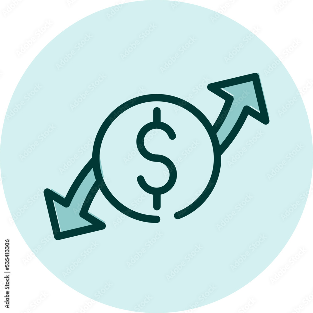 Business money transaction, illustration, vector on a white background. Business money transaction, illustration, vector on a white background.