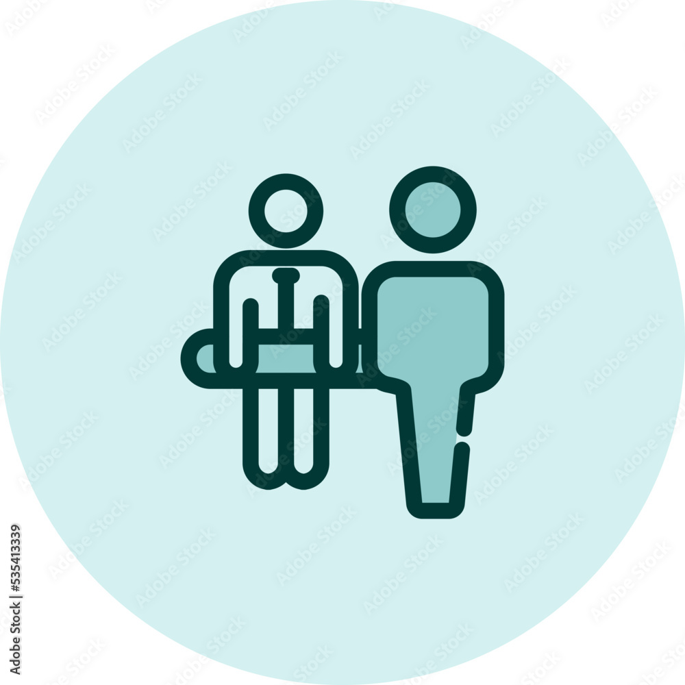 Business consulting, illustration, vector on a white background.