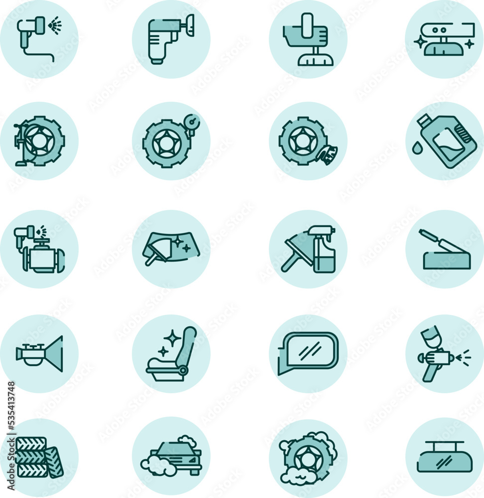 Car mechanics, illustration, vector on a white background. Car mechanics, illustration, vector on a white background.