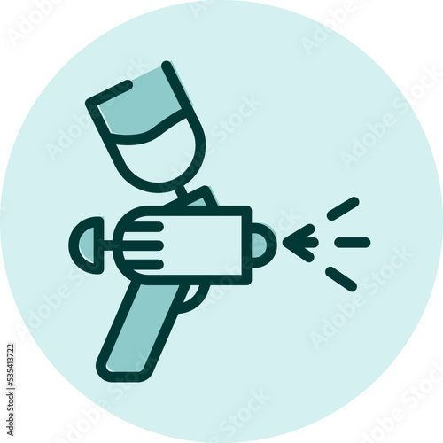 Car painting, illustration, vector on a white background.