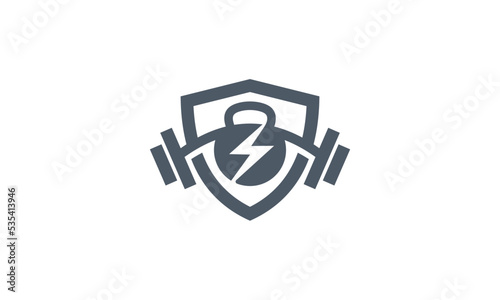 kattlebell and dumbbell fitness logo