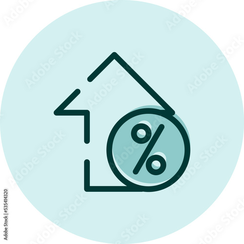 Finacial increase, illustration, vector on a white background.