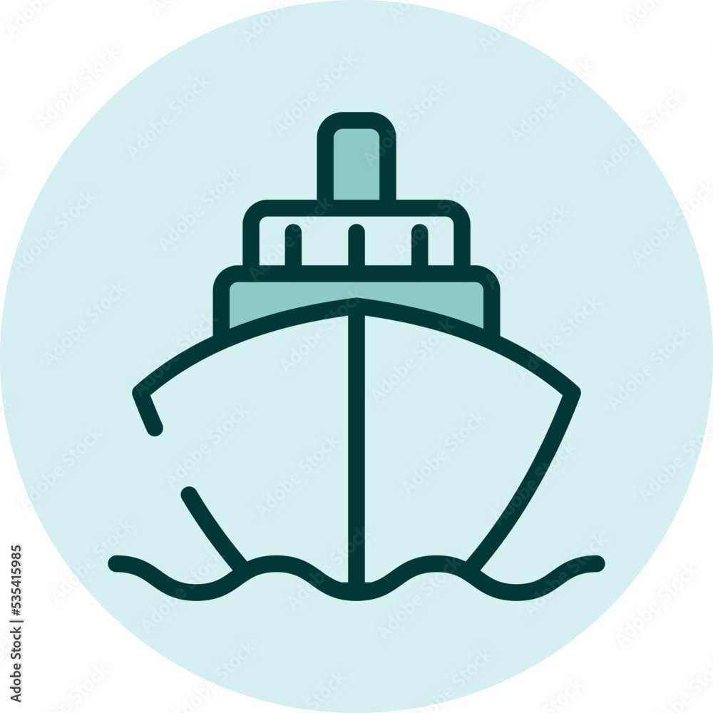 Ship travel, illustration, vector on a white background. Ship travel, illustration, vector on a white background.
