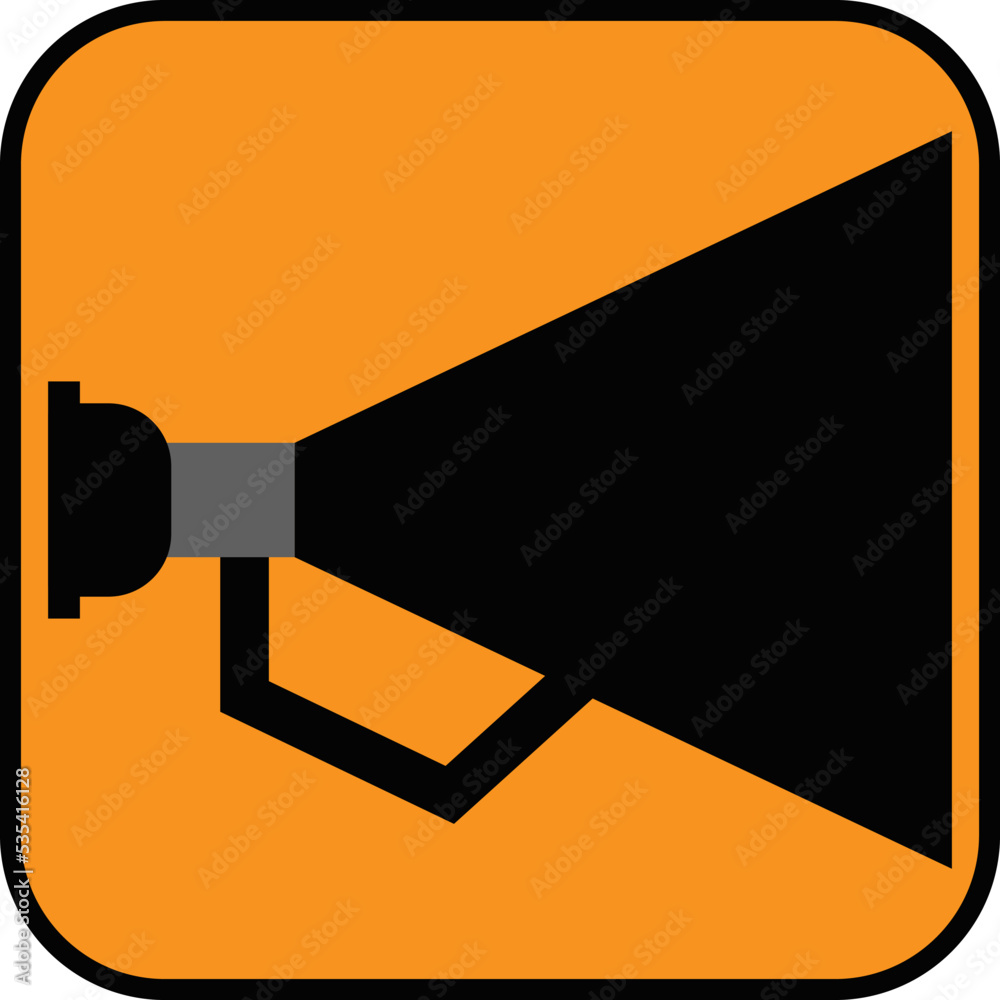 Obraz premium Movie speaker, illustration, vector on a white background.