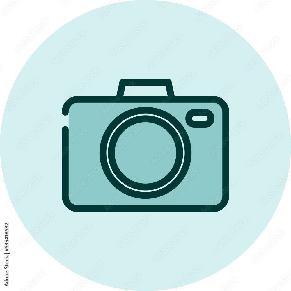 Photography service, illustration, vector on a white background.
