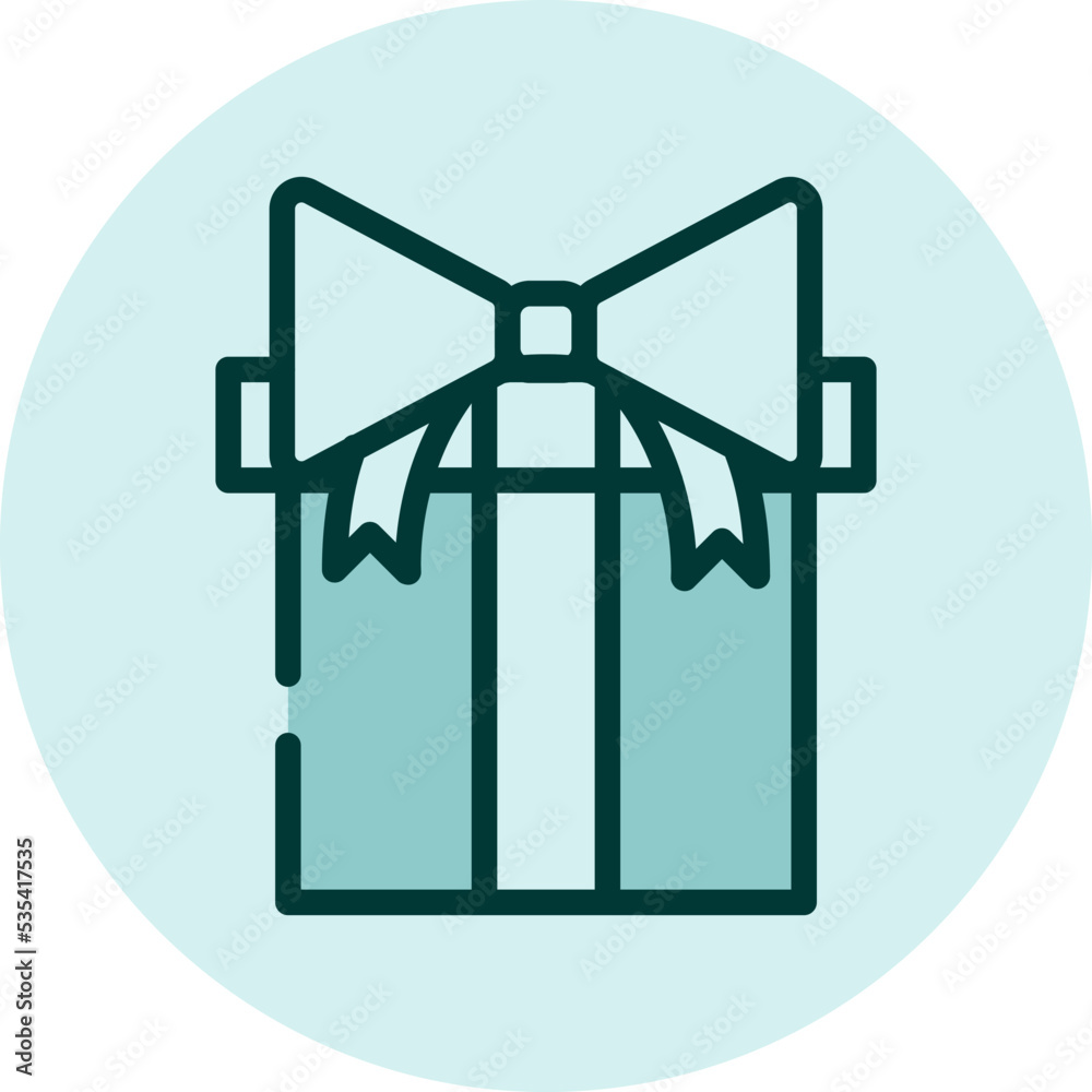 Wedding present, illustration, vector on a white background.