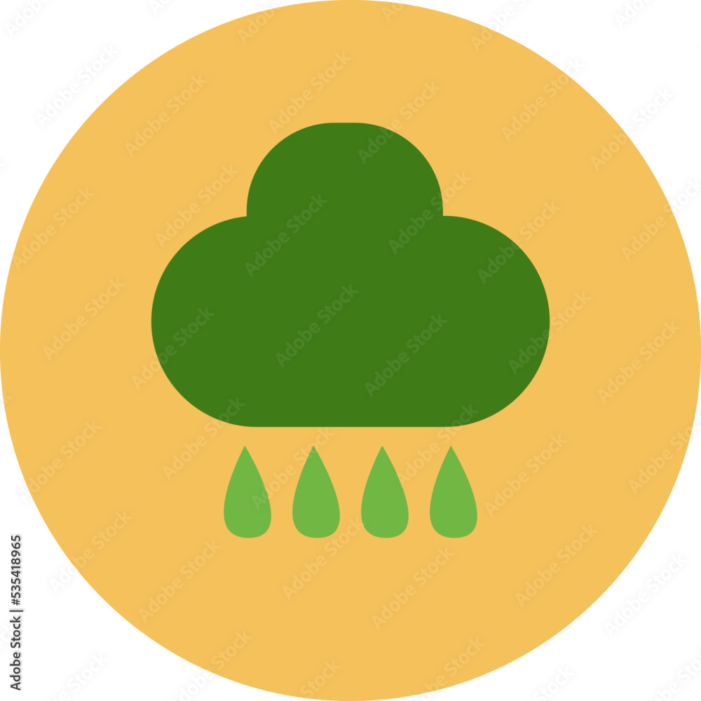 Ecology greeen cloud, illustration, vector on a white background. Ecology greeen cloud, illustration, vector on a white background.