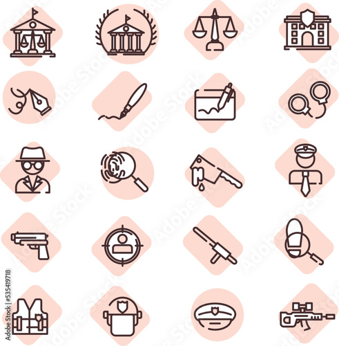 Protection laws, illustration, vector on a white background.