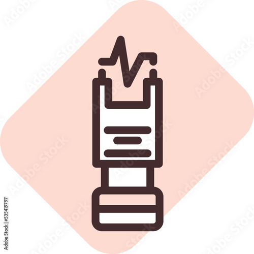 Shocker law  illustration  vector on a white background.