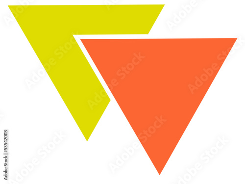 Two triangles logo, illustration, vector on a white background. Free Download Two triangles logo, illustration, vector on a white background. - GFXLoad