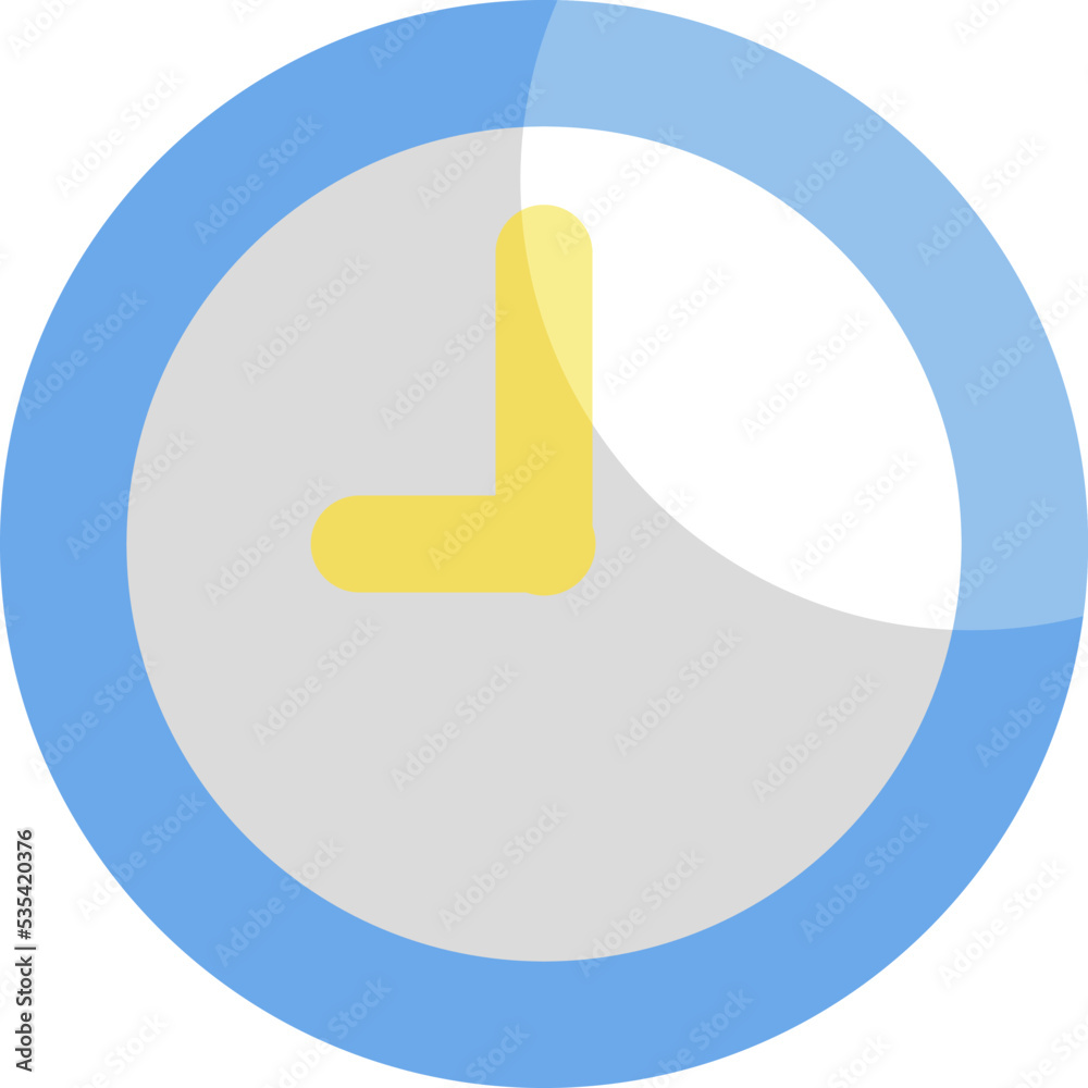 Morning routine clock, illustration, vector on a white background. Morning routine clock, illustration, vector on a white background.
