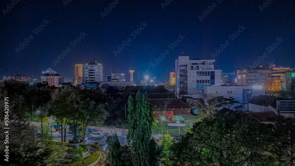 Obraz premium city at night