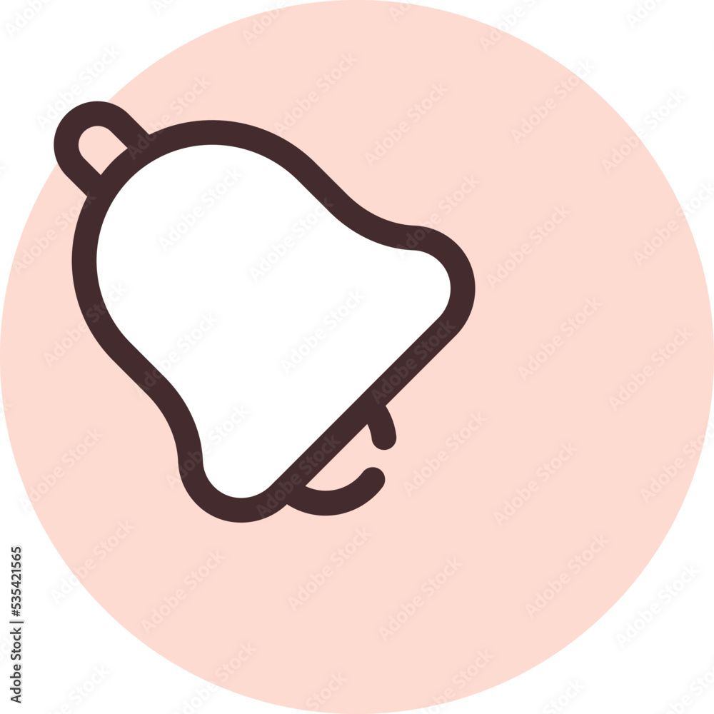 Subscribe bell, illustration, vector on a white background. Subscribe bell, illustration, vector on a white background.