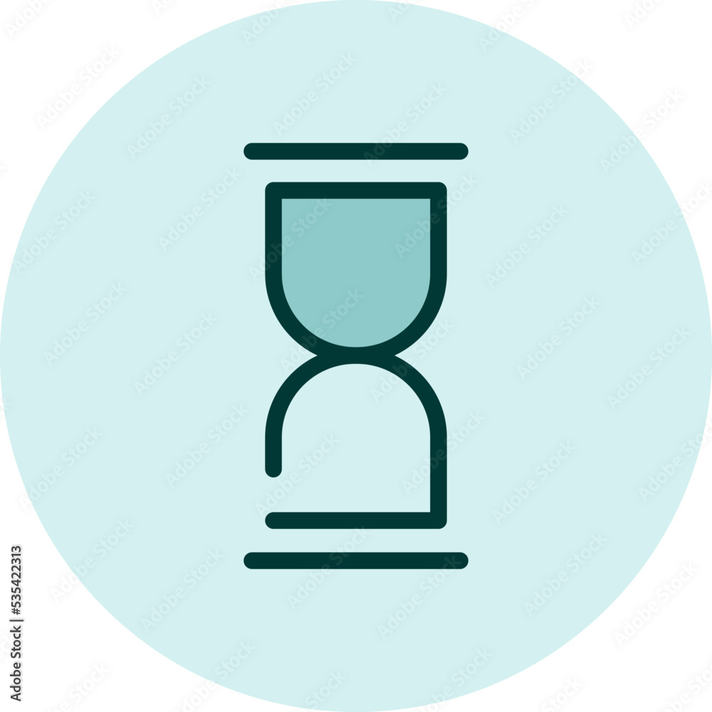 Web timer icon, illustration, vector on a white background. Web timer icon, illustration, vector on a white background.