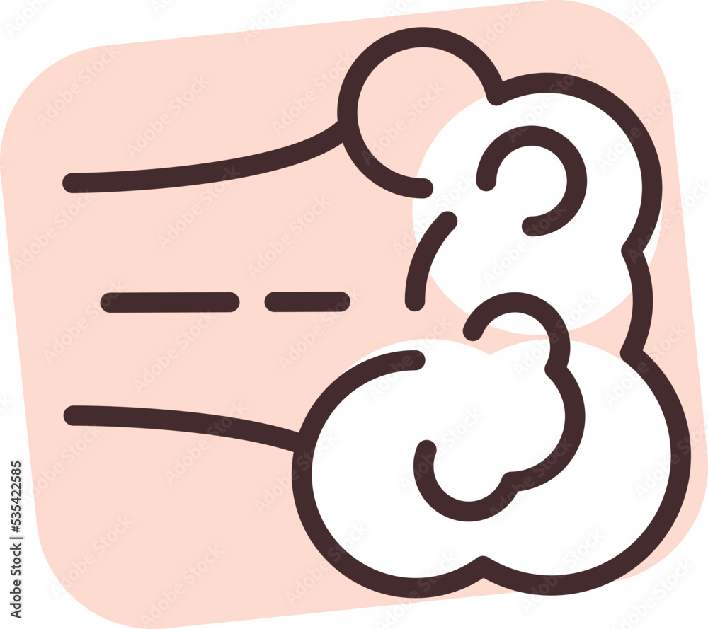 Allergy dust, illustration, vector on white background. Allergy dust, illustration, vector on white background.
