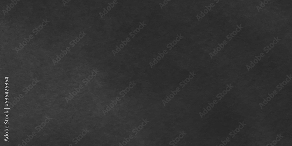 Black stone concrete grunge texture and backdrop background anthracite panorama. Panorama dark grey black slate background or texture.	