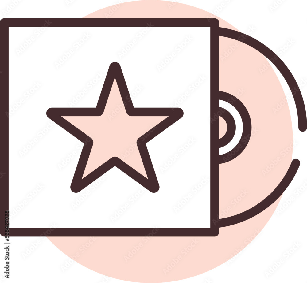 Printing disc design, illustration, vector on white background. Printing disc design, illustration, vector on white background.
