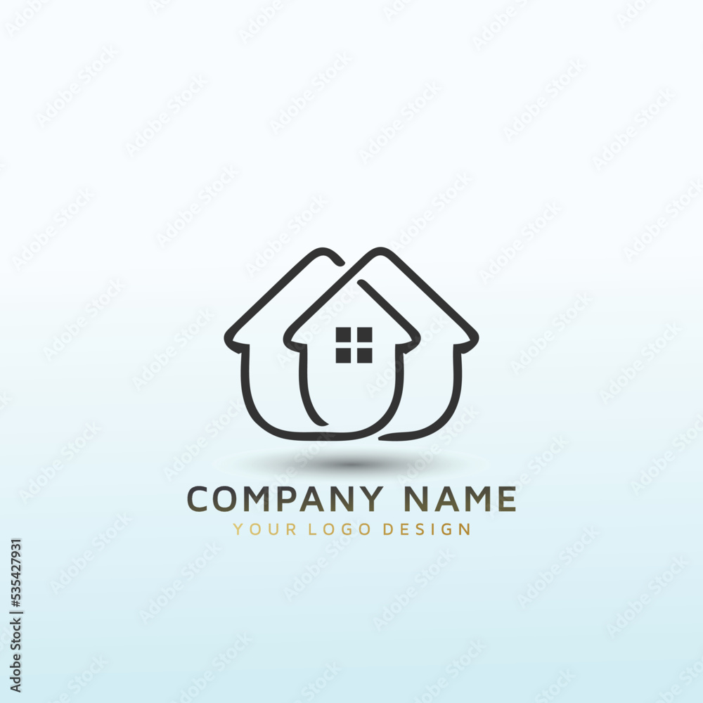 Abstract and unique real estate logo letter Z Abstract and unique real estate logo letter Z