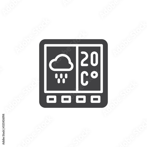Weather Station vector icon