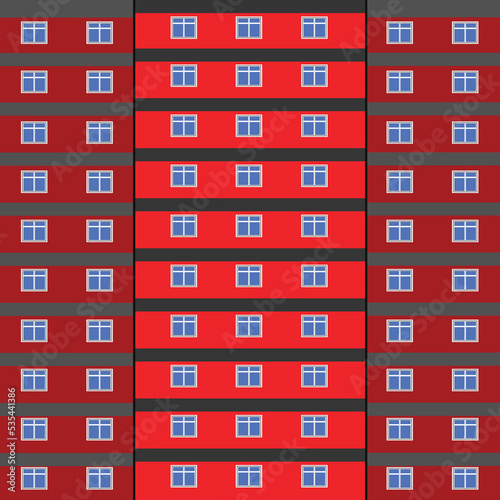 building red illustration for background and wallpaper