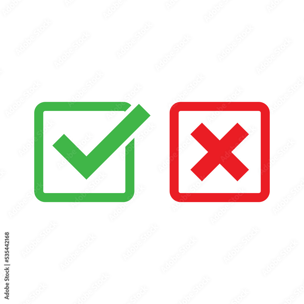check mark icon vector design template in white background check mark icon vector design template in white background