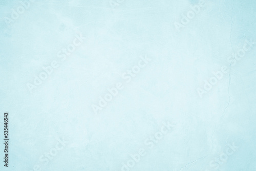 Pastel blue light concrete texture for background. Surface cement stone wall sand grunge soft.