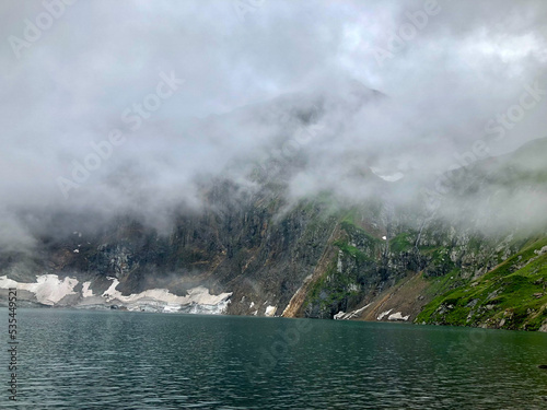 fog over the lake