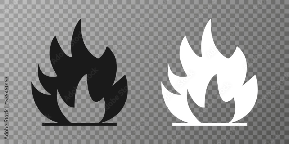 Fragile package. Fire sign vector. Fragile package. Fire sign vector.