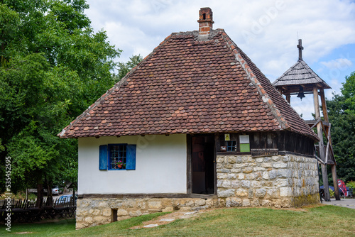 A little place in serbia where Vuk Karadzic was born. Old Serbian traditional house. Museum of Vukov sabor. © nedomacki