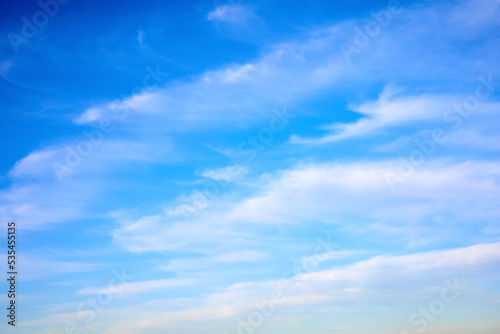 Daytime blue sky with white clouds © marketlan